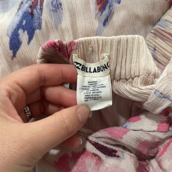 Billabong star lit star floral button down maxi skirt beachy - Picture 8 of 8